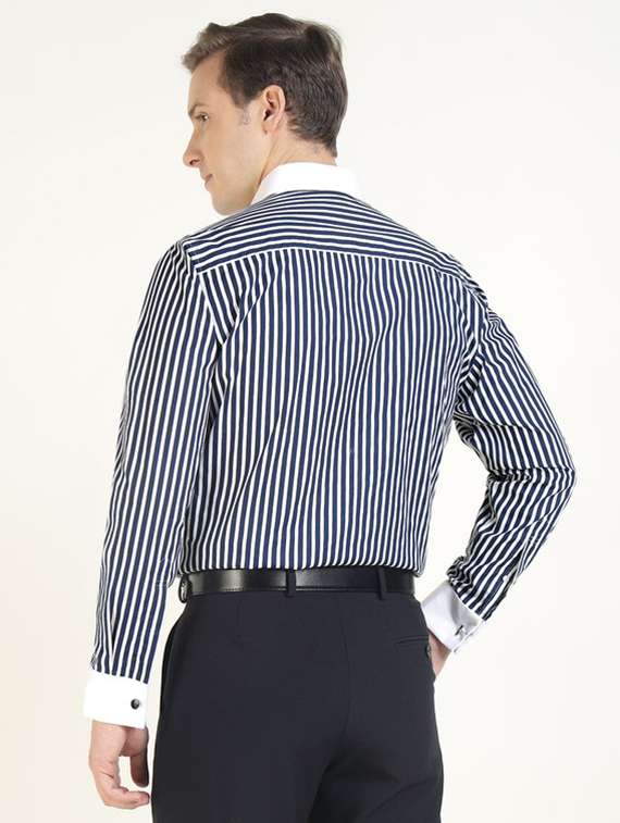 men collared long sleeve formal shirt - 22320583 -  Standard Image - 3