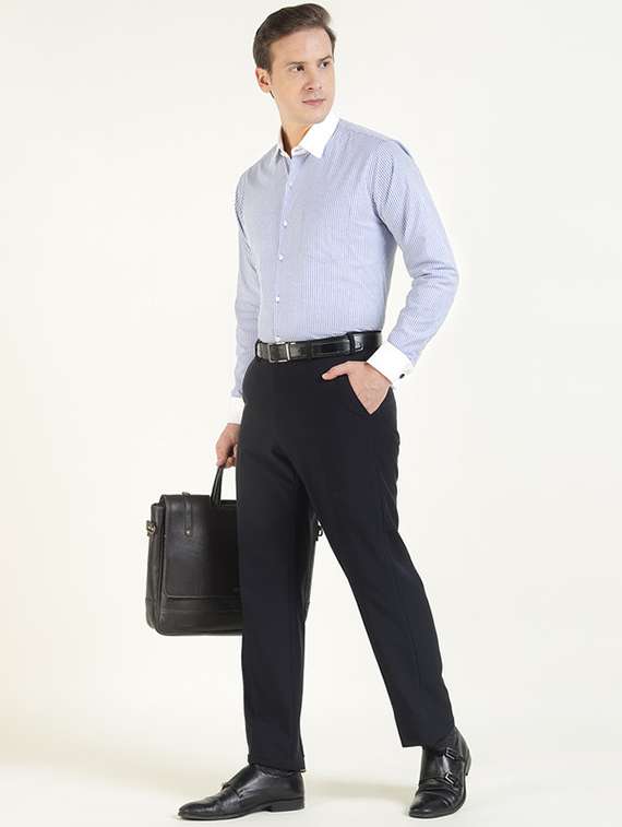 men collared long sleeve formal shirt - 22320594 -  Standard Image - 3