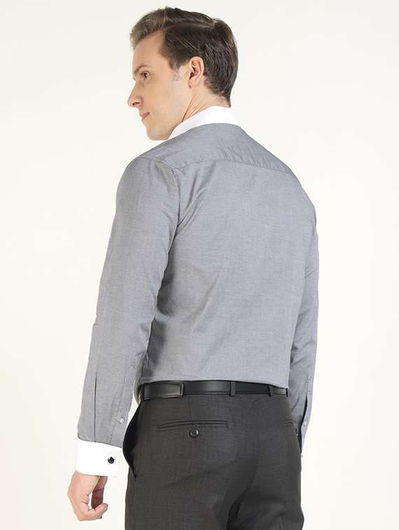 men collared long sleeve formal shirt - 22320596 -  Standard Image - 3