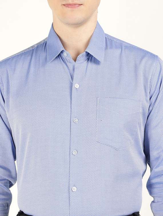 men collared long sleeve formal shirt - 22320605 -  Standard Image - 3