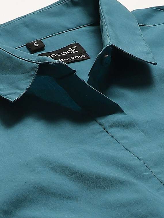 women soldi collared three quarter sleeve shirt - 22320640 -  Standard Image - 3