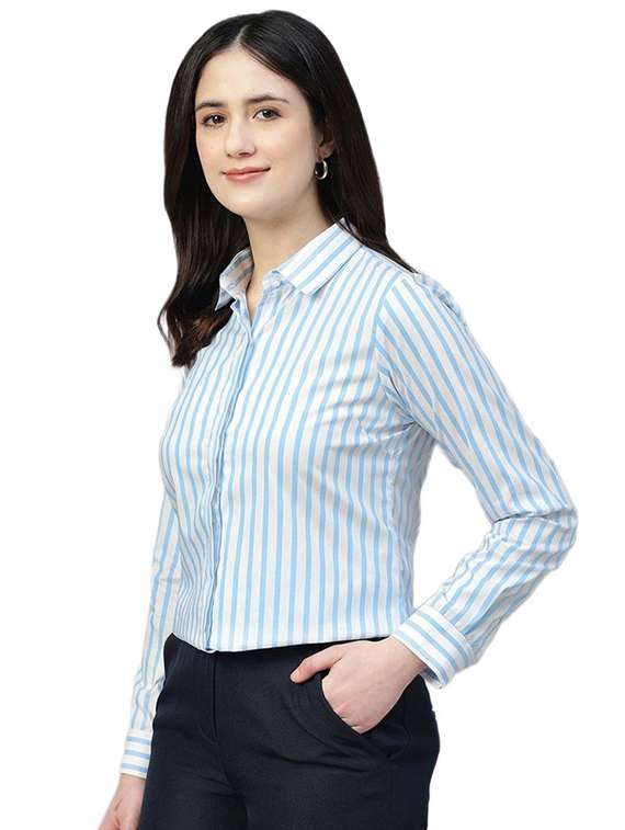 women collared long sleeve shirt - 22320657 -  Standard Image - 3
