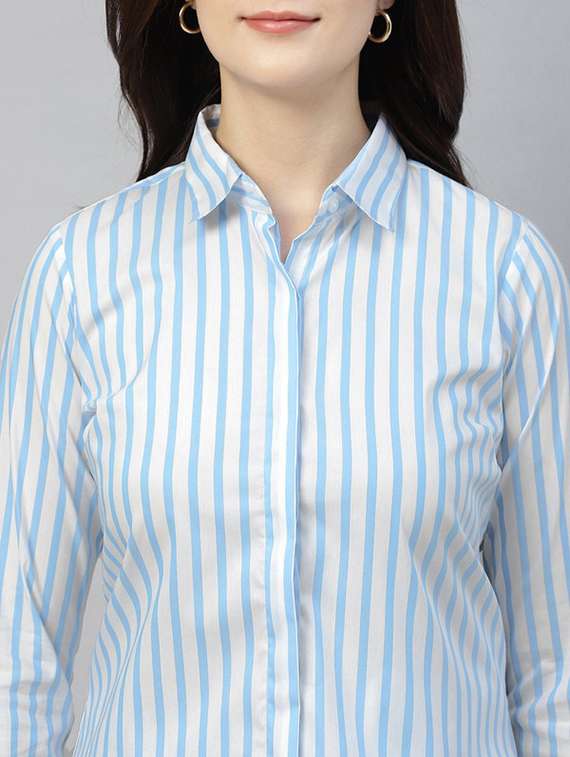women collared long sleeve shirt - 22320657 -  Standard Image - 5
