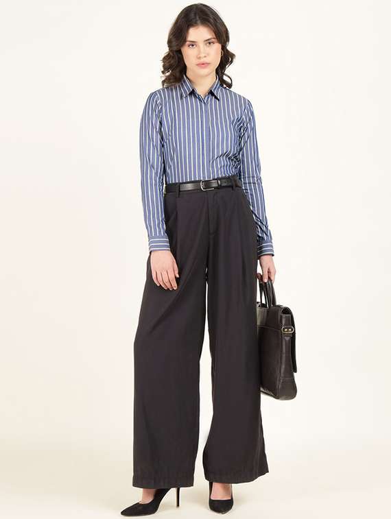 women collared long sleeve regular fit shirt - 22320683 -  Standard Image - 5