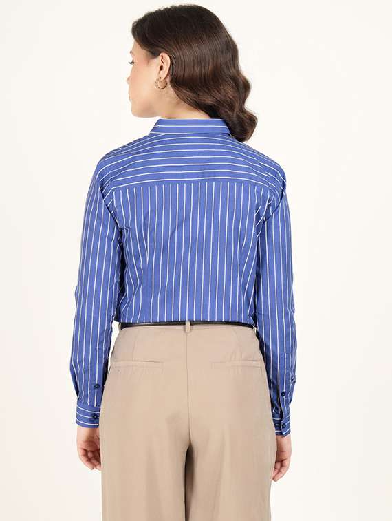 women collared long sleeve regular fit shirt - 22320685 -  Standard Image - 3