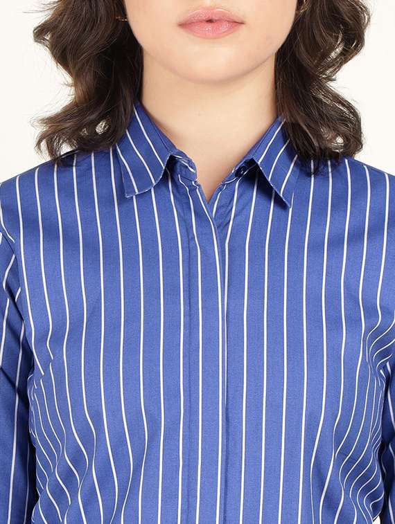 women collared long sleeve regular fit shirt - 22320685 -  Standard Image - 5