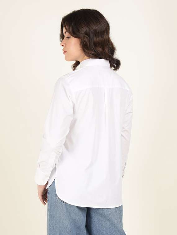 women collared long sleeve regular fit shirt - 22320712 -  Standard Image - 3