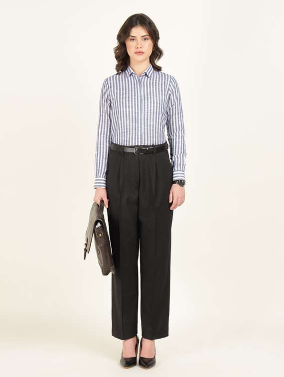 women collared long sleeve regular fit shirt - 22320722 -  Standard Image - 5