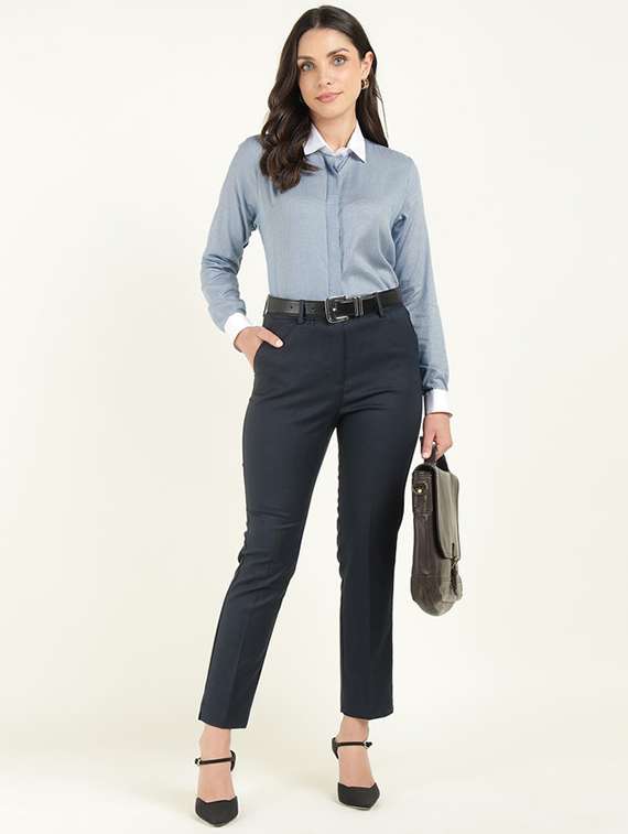 women collared long sleeve regular fit shirt - 22320728 -  Standard Image - 5