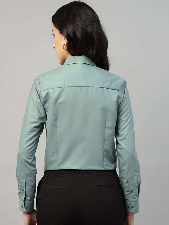 Women Collared Long Sleeve Regular Fit Shirt - 22320761 -  Standard Image - 3