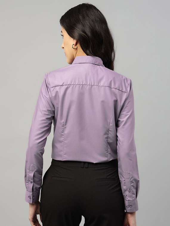 women collared long sleeve regular fit shirt - 22320763 -  Standard Image - 3
