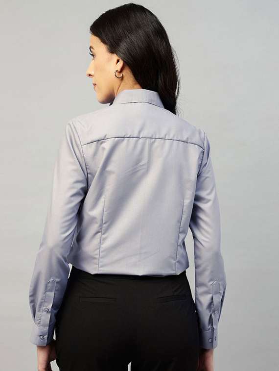 women collared long sleeve regular fit shirt - 22320764 -  Standard Image - 3