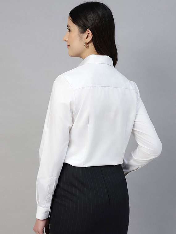 women collared long sleeve regular fit shirt - 22320765 -  Standard Image - 3