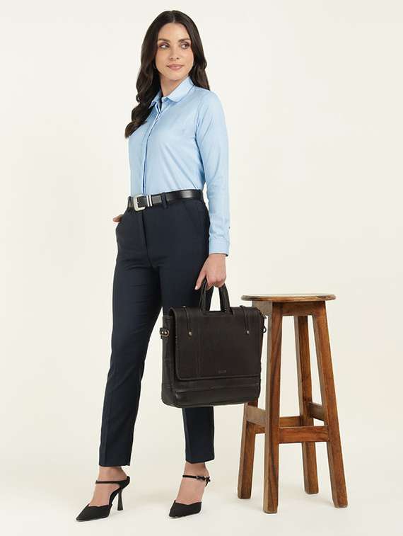 women collared long sleeve regular fit shirt - 22320771 -  Standard Image - 5