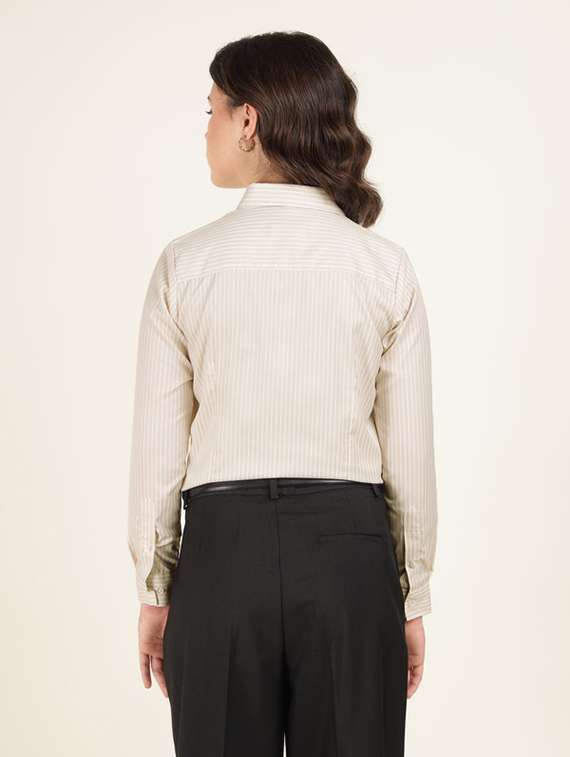 women collared long sleeve regular fit shirt - 22320779 -  Standard Image - 3