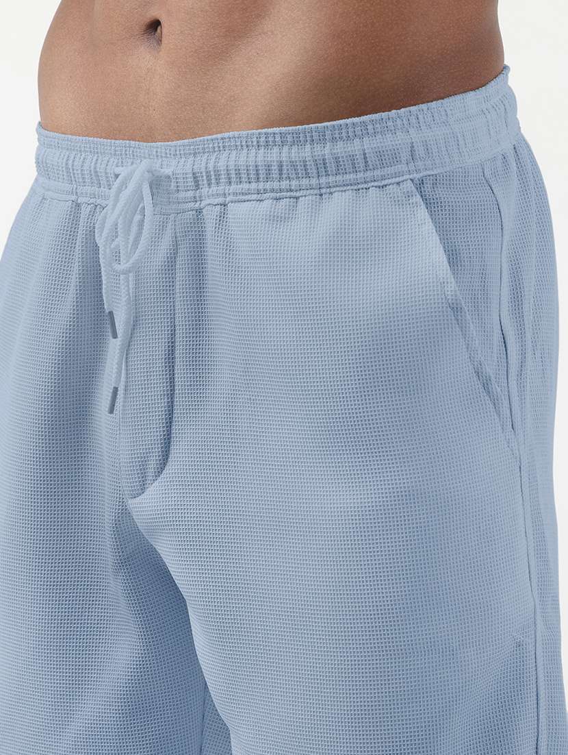 men solid short sleeve shirt & shorts co-ord set - 22321762 -  Standard Image - 8