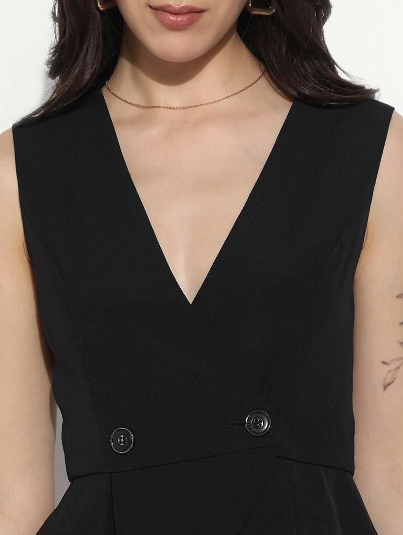 women solid sleeveless vest top - 22321781 -  Standard Image - 5