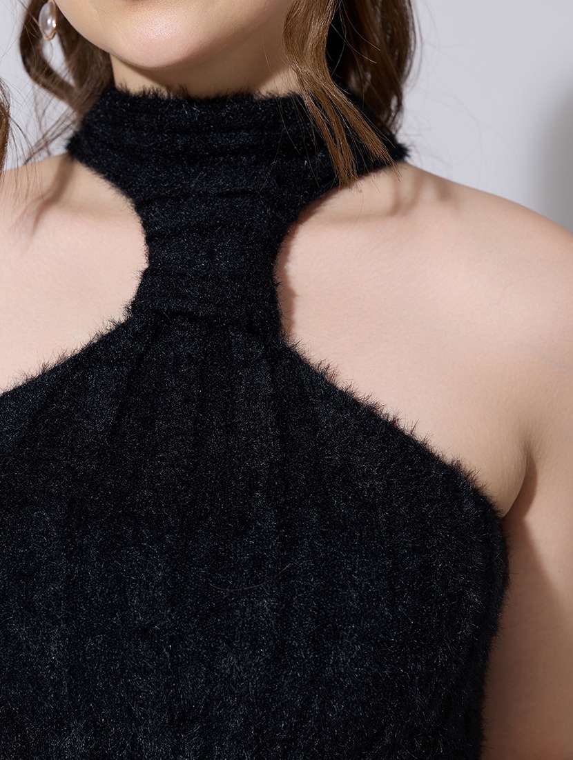 women self designed hlater neck asymmetric  top - 22321911 -  Standard Image - 5