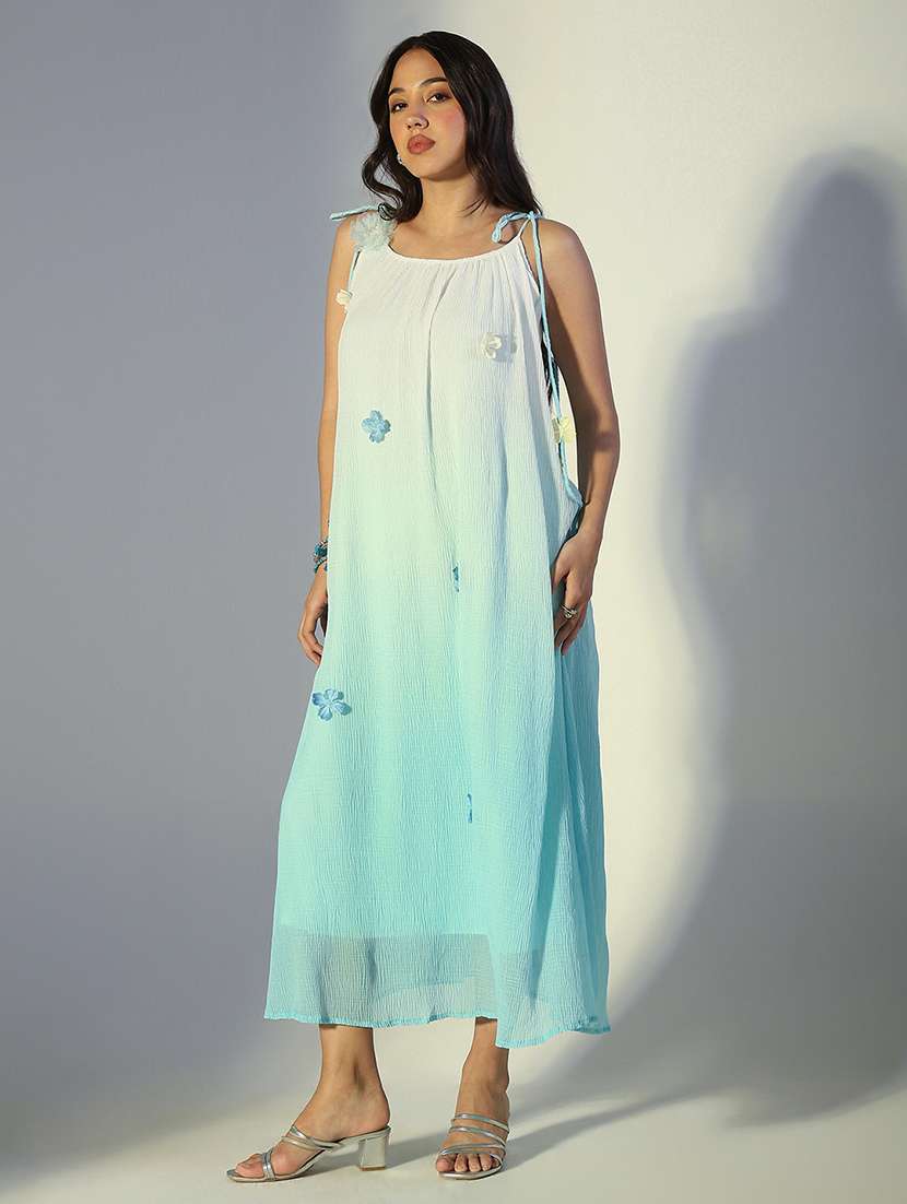 women ombre shoulder strap a-line dress - 22321968 -  Standard Image - 3