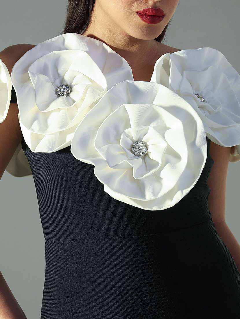 women embellished off shoulder bodycon dress - 22322006 -  Standard Image - 5