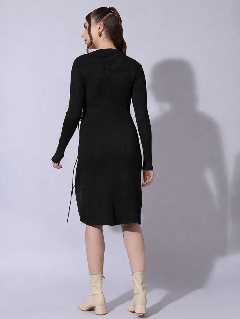 women soldi long sleeve bodycon dress - 22322021 -  Standard Image - 3