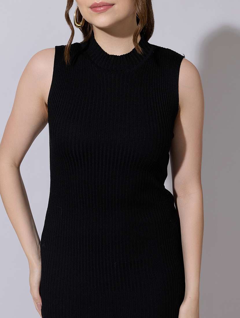 women knit dress with striped poncho-style overlay - 22322029 -  Standard Image - 8