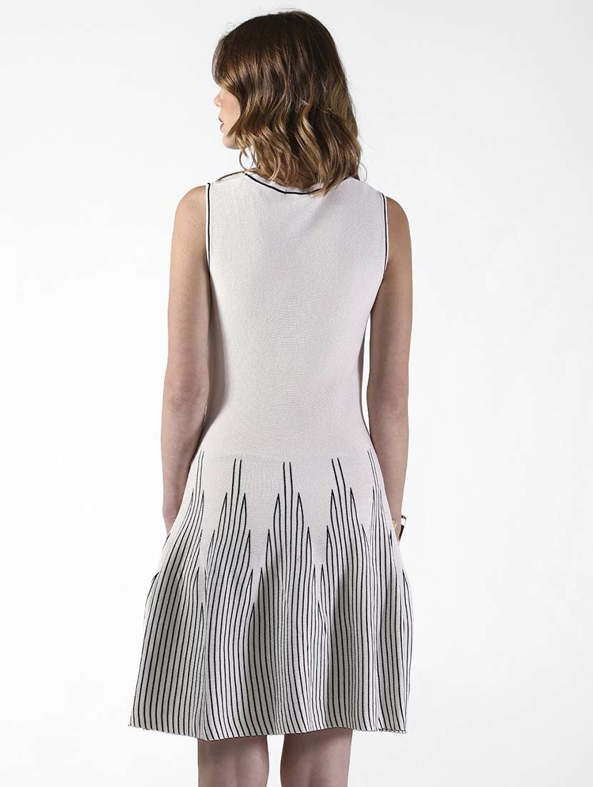 women striped sleeveless a-line dress - 22322036 -  Standard Image - 3