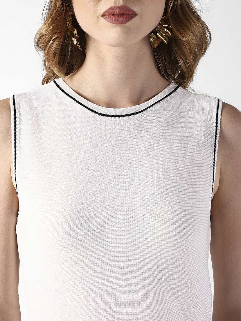 women striped sleeveless a-line dress - 22322036 -  Standard Image - 5