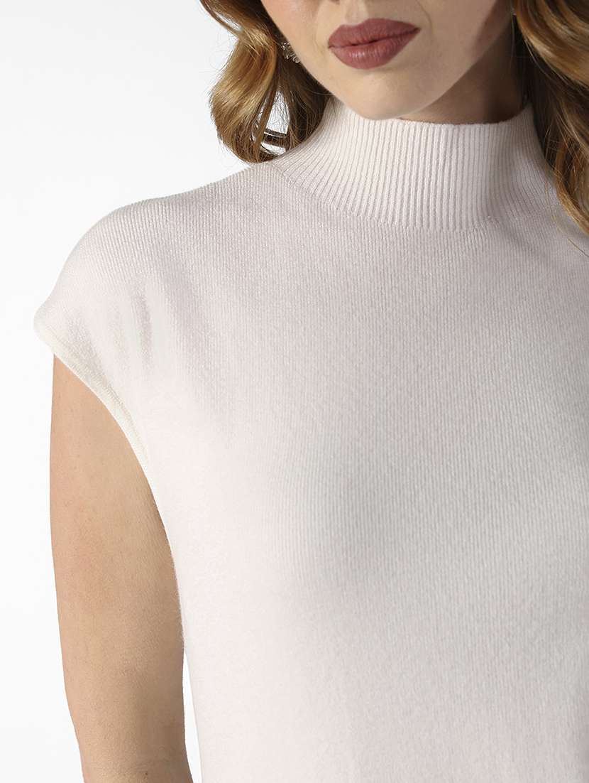 women solid cap sleeve shift dress - 22322042 -  Standard Image - 5