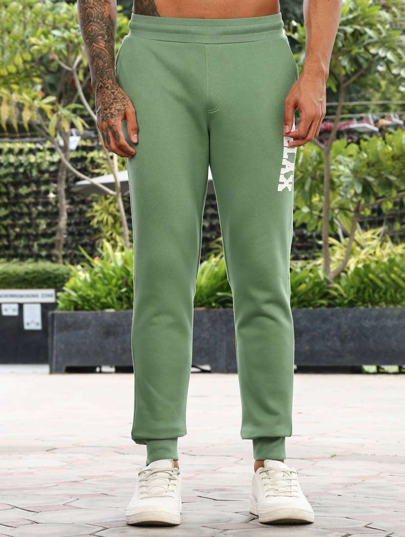 men typographic long sleeve full length track suit - 22322072 -  Standard Image - 5