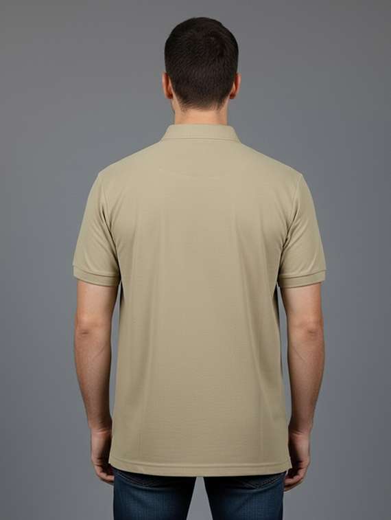 men solid short sleeve regular fit polo t-shirt - 22322103 -  Standard Image - 3