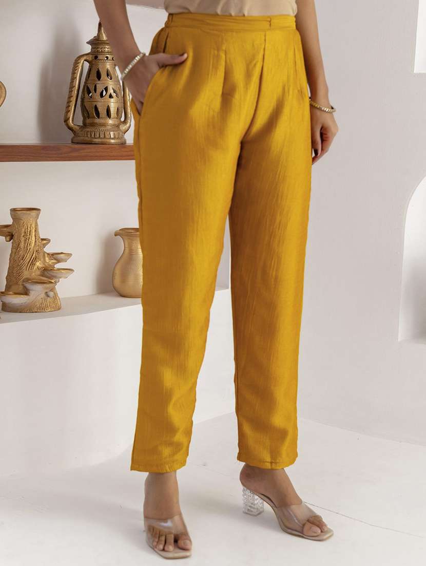 women solid with work three quarter sleeve kurta pant with dupatta set - 22322231 -  Standard Image - 5