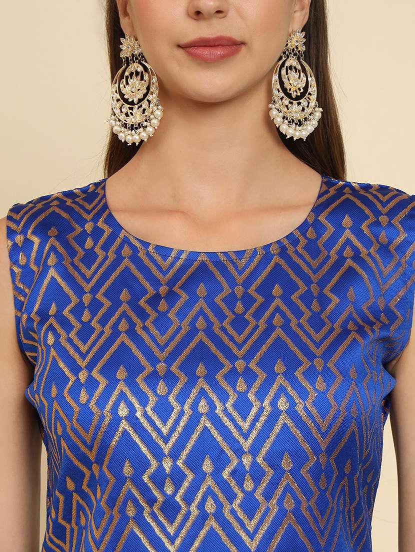 women self design sleeveless kurta pant with dupatta set - 22322403 -  Standard Image - 5