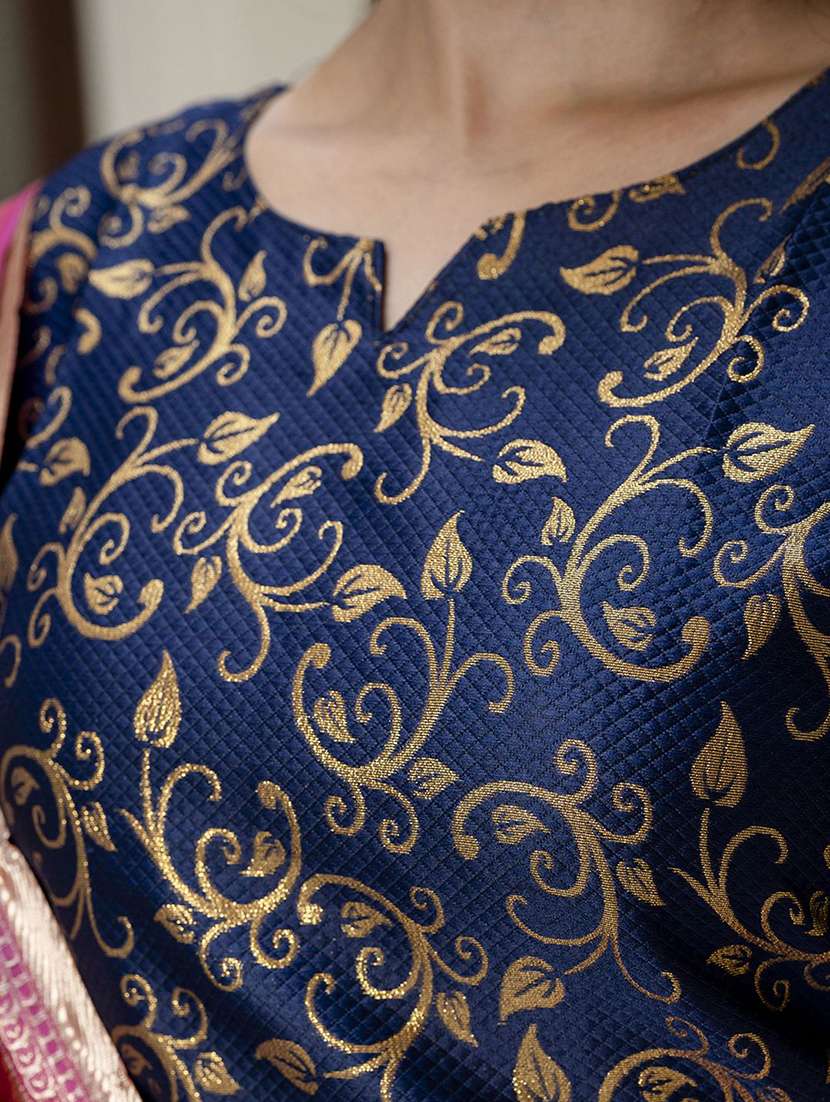 women self design three quarter sleeve kurta pant with dupatta set - 22322628 -  Standard Image - 5