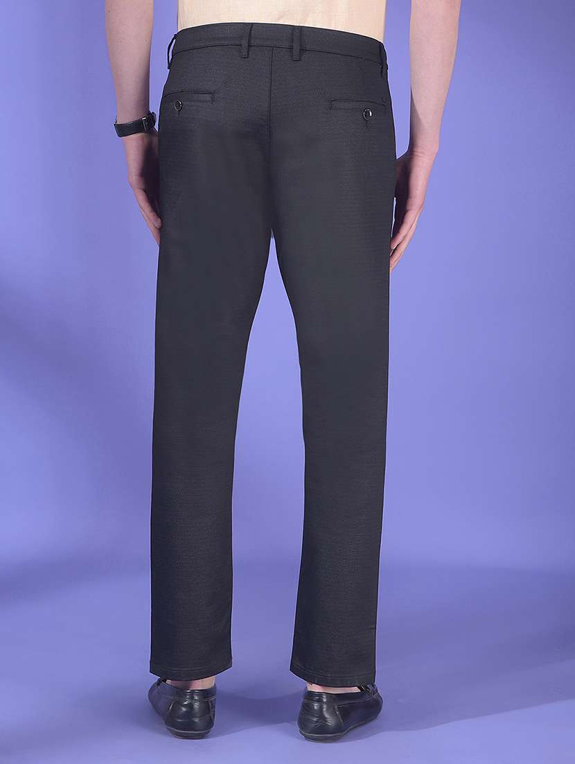 men solid mid rise chinos casual trouser - 22323084 -  Standard Image - 3