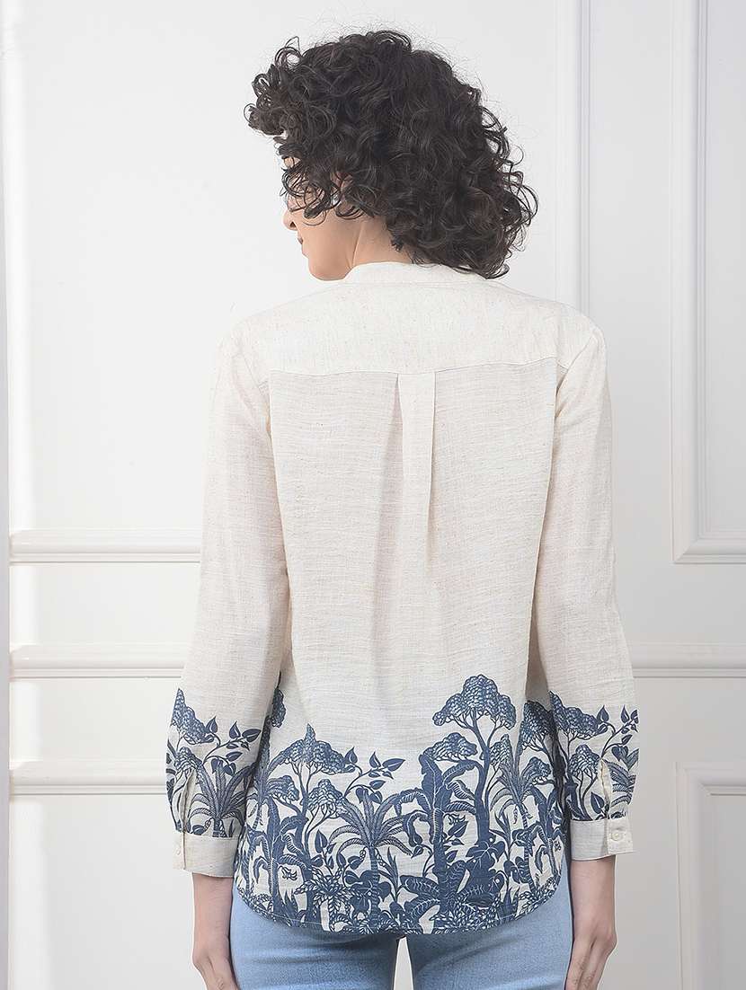 women printed long sleeve shirt - 22323200 -  Standard Image - 3