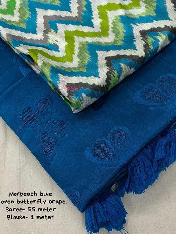 women self design plain saree with blouse - 22323270 -  Standard Image - 3