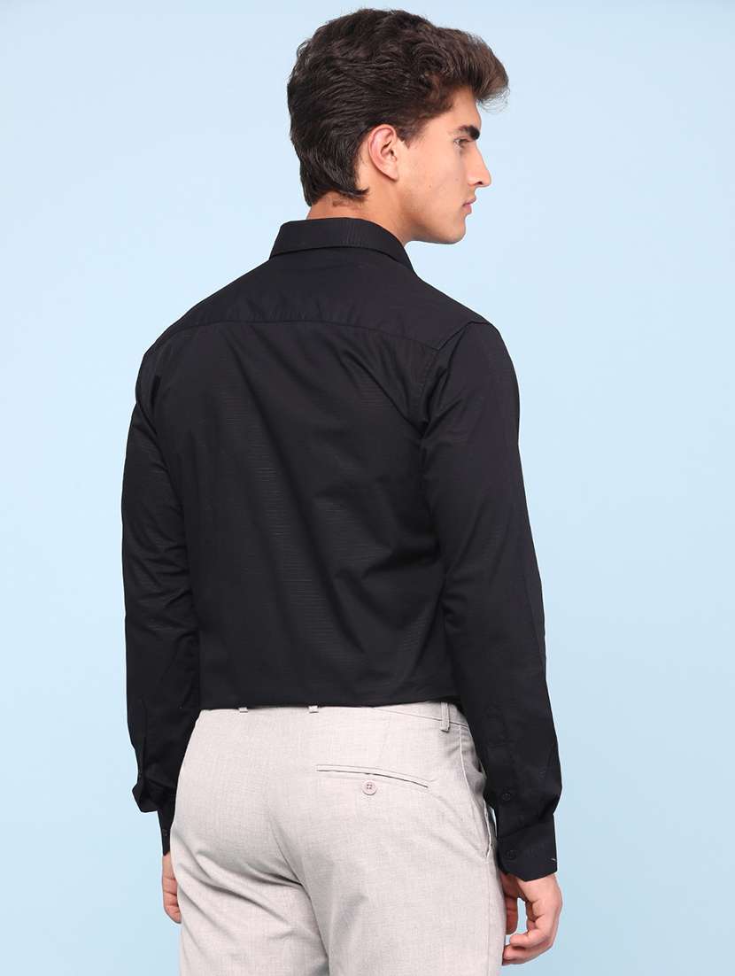 men self design long sleeves formal shirt - 22323355 -  Standard Image - 3