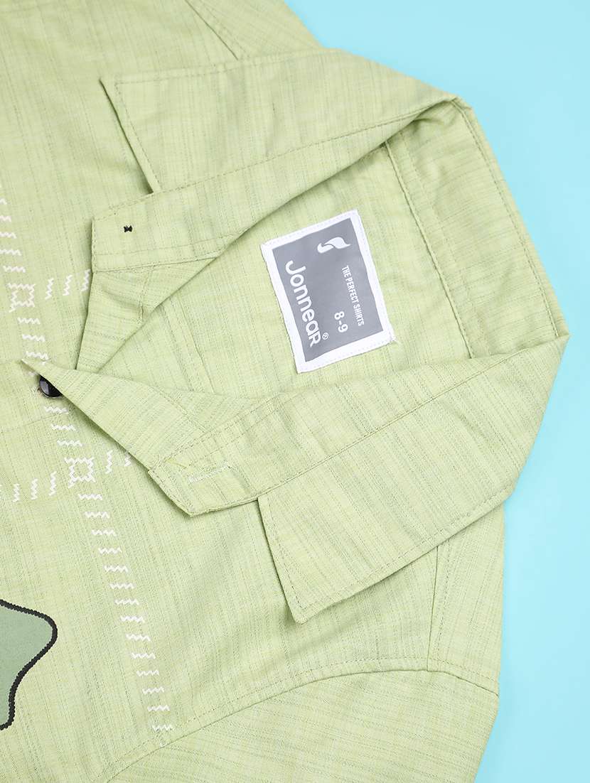 boys printed short sleeve collared shirt - 22323497 -  Standard Image - 3