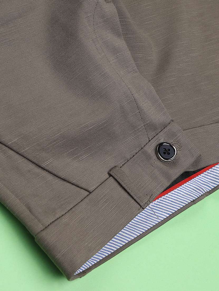 boys solid mid rise slim fit chinos - 22323653 -  Standard Image - 3