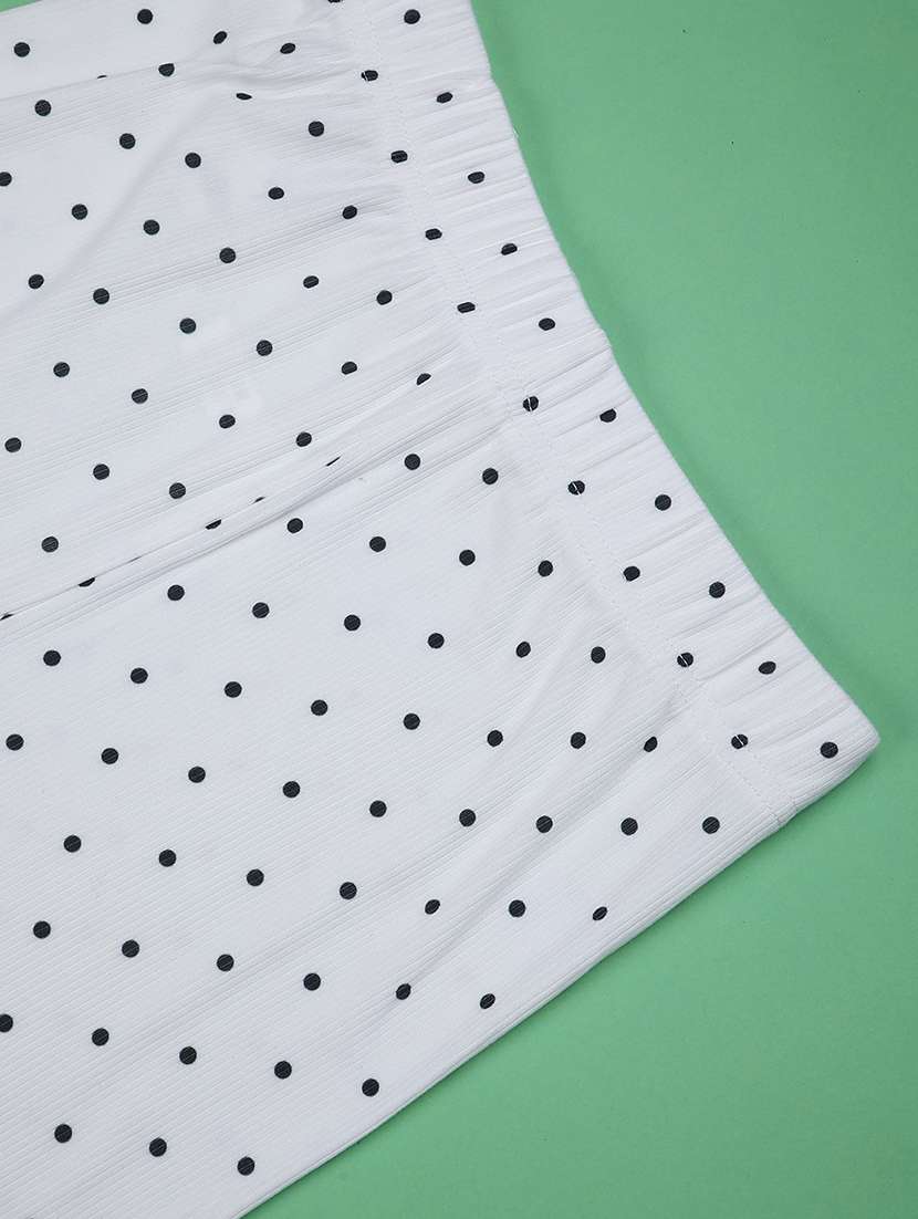 girls polka doted mid rise loungewear pyjama - 22323676 -  Standard Image - 3