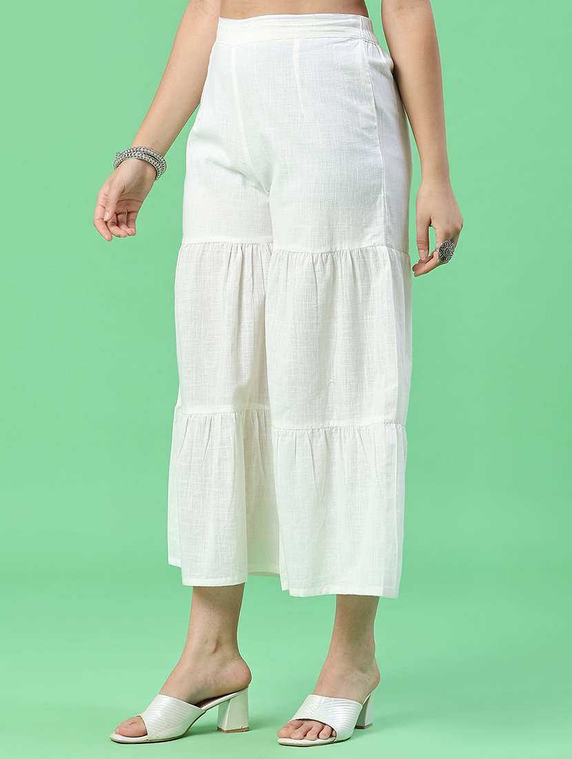 Omen Solid Mid Rise Sharara - 22323697 -  Standard Image - 3