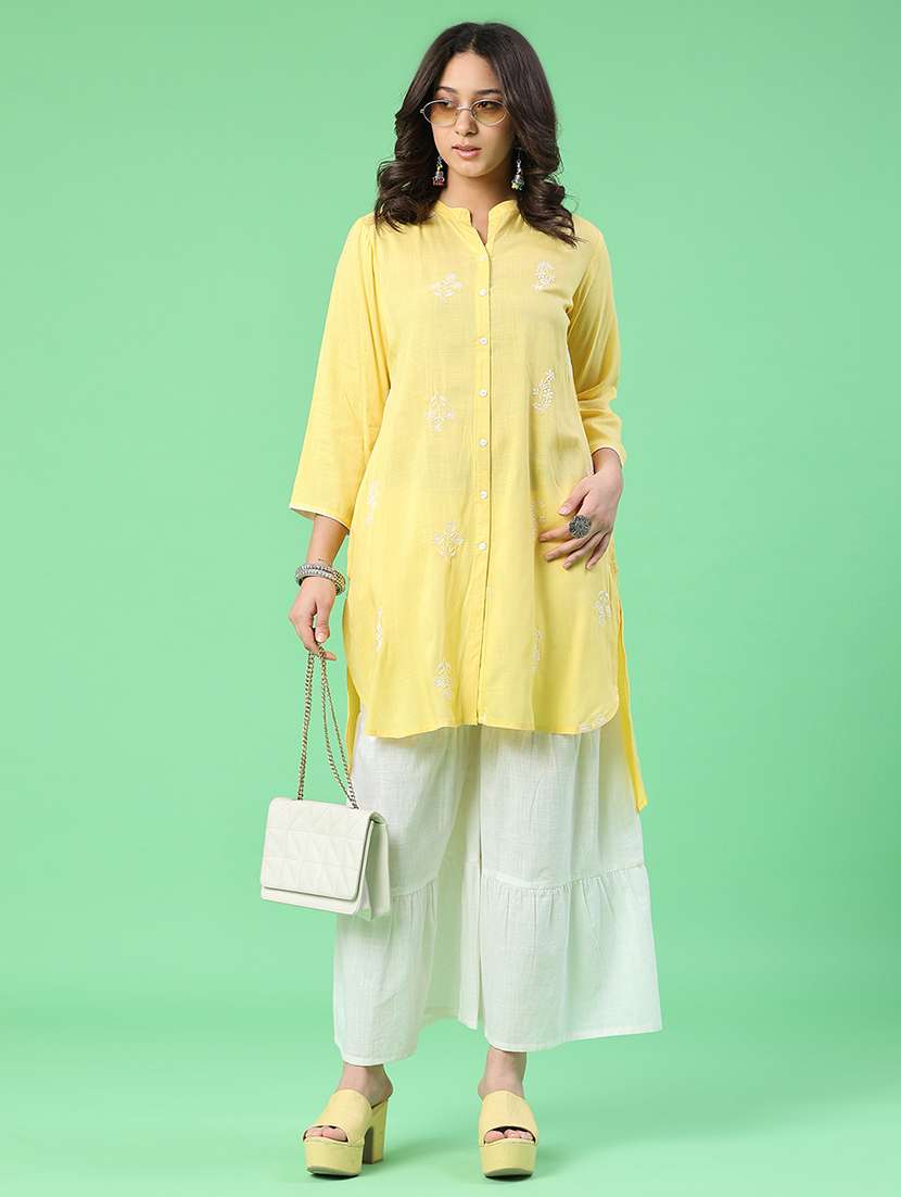 Omen Solid Mid Rise Sharara - 22323697 -  Standard Image - 5