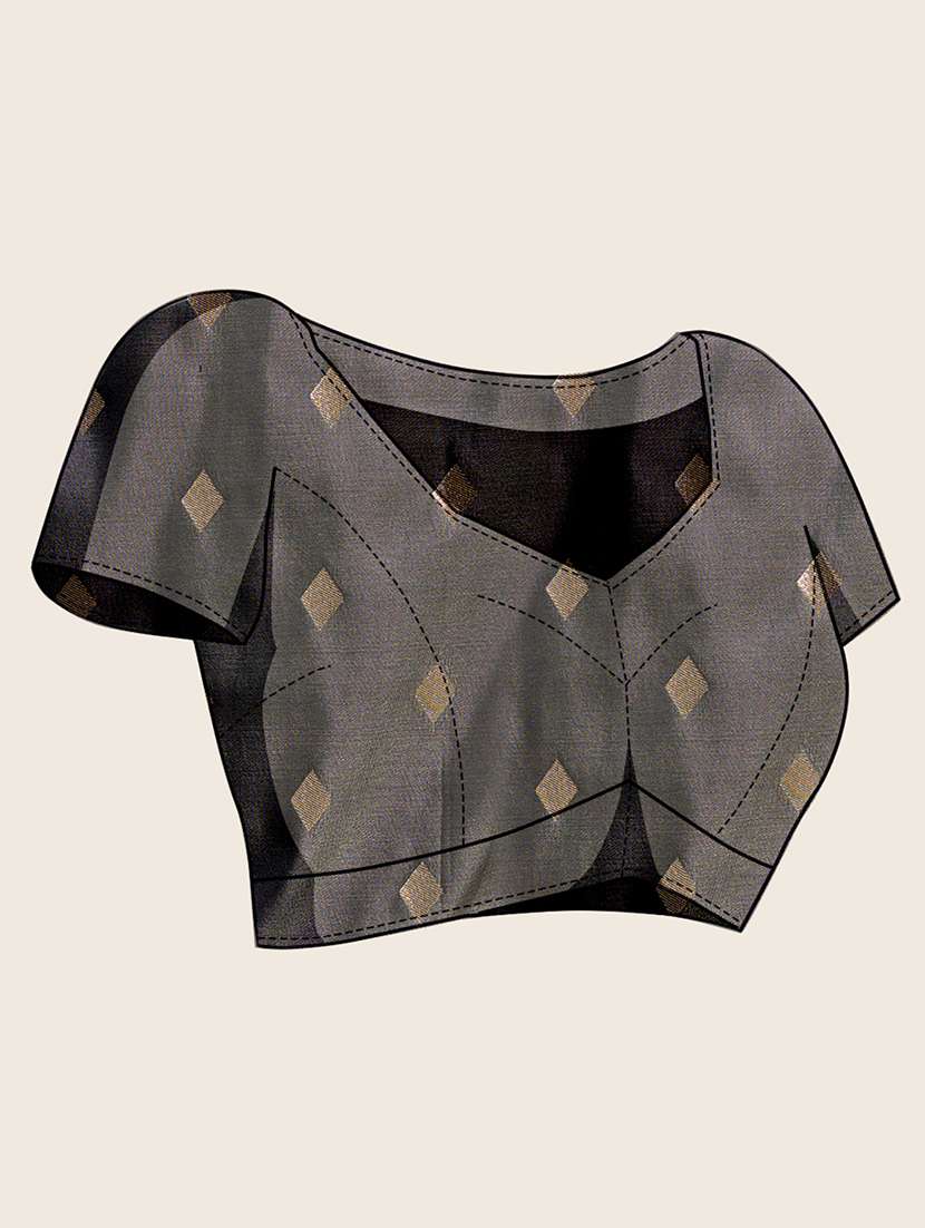 women self design banarasi saree with blouse - 22324060 -  Standard Image - 5