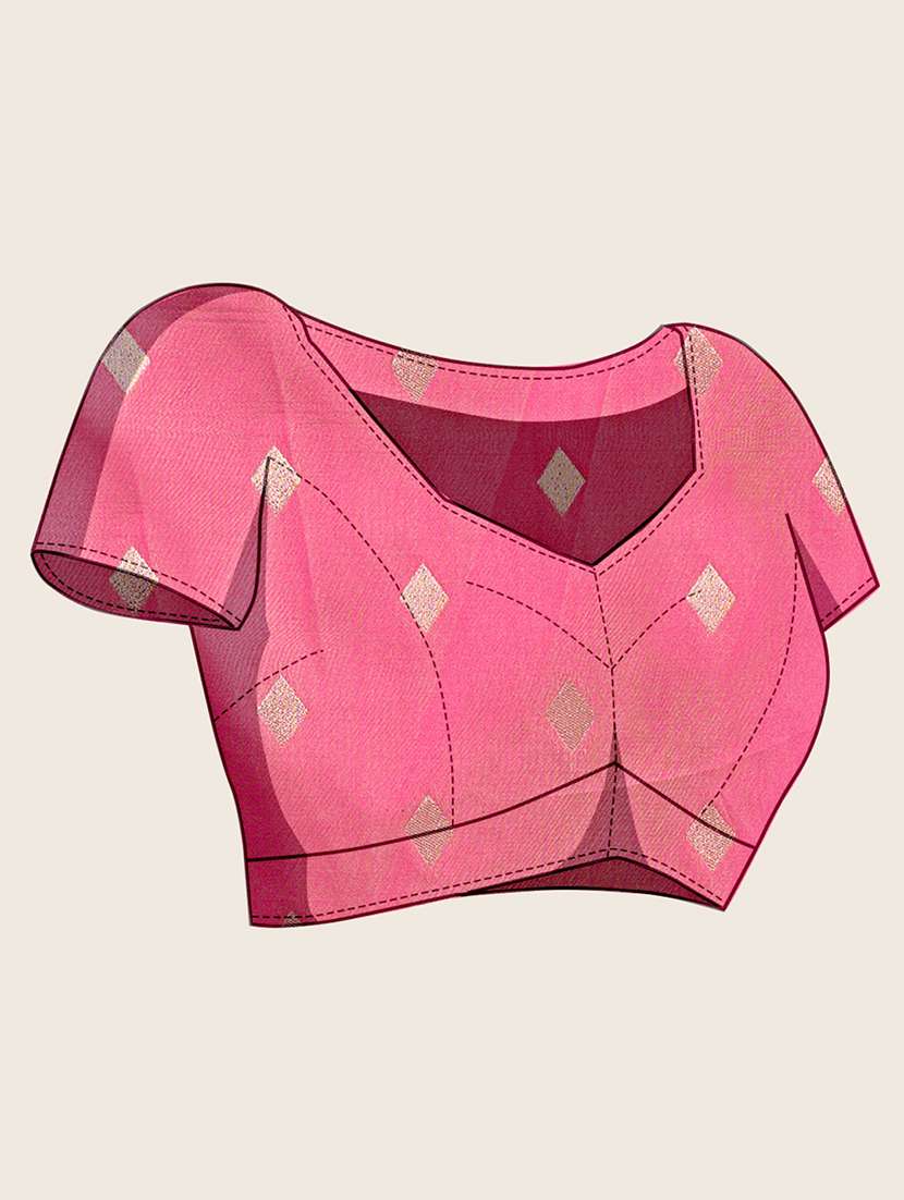 women self design banarasi saree with blouse - 22324061 -  Standard Image - 5