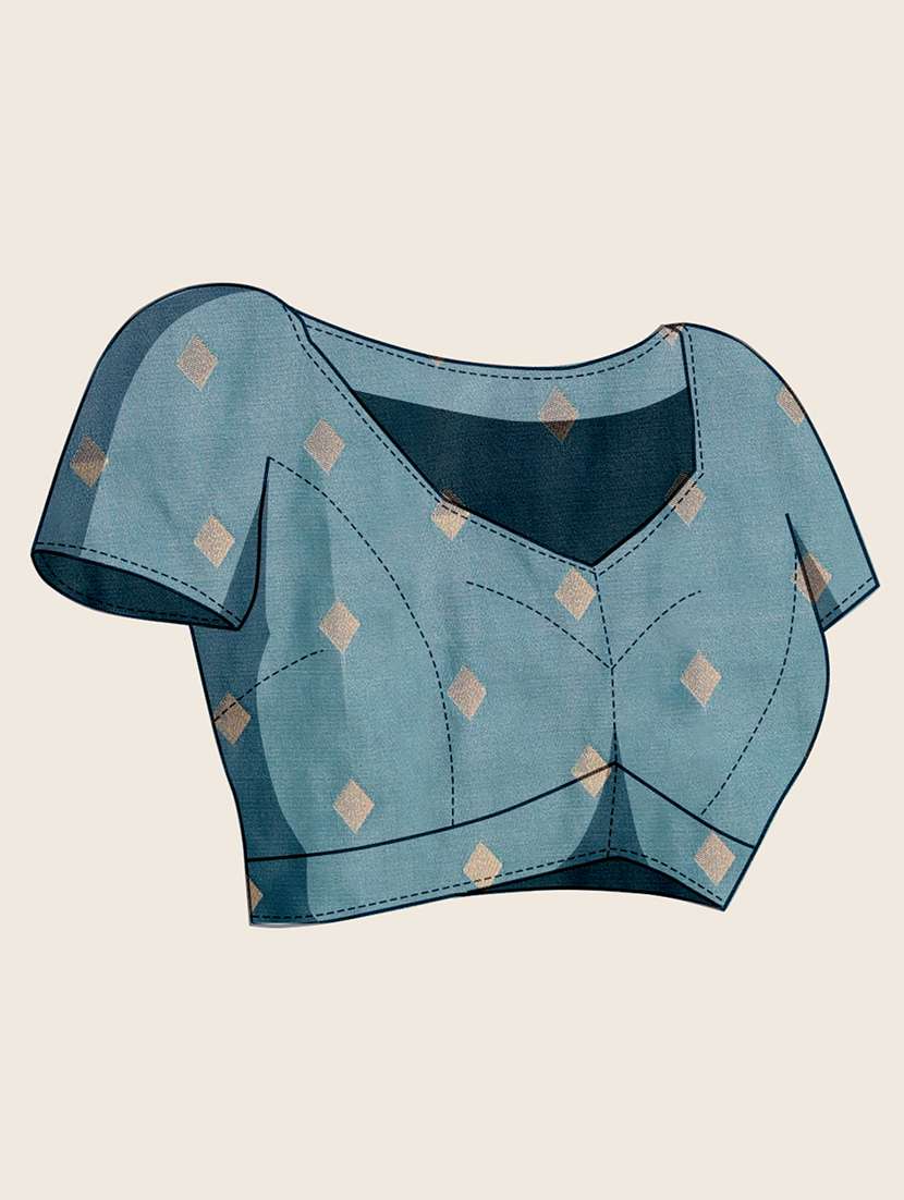 women self design banarasi saree with blouse - 22324064 -  Standard Image - 5