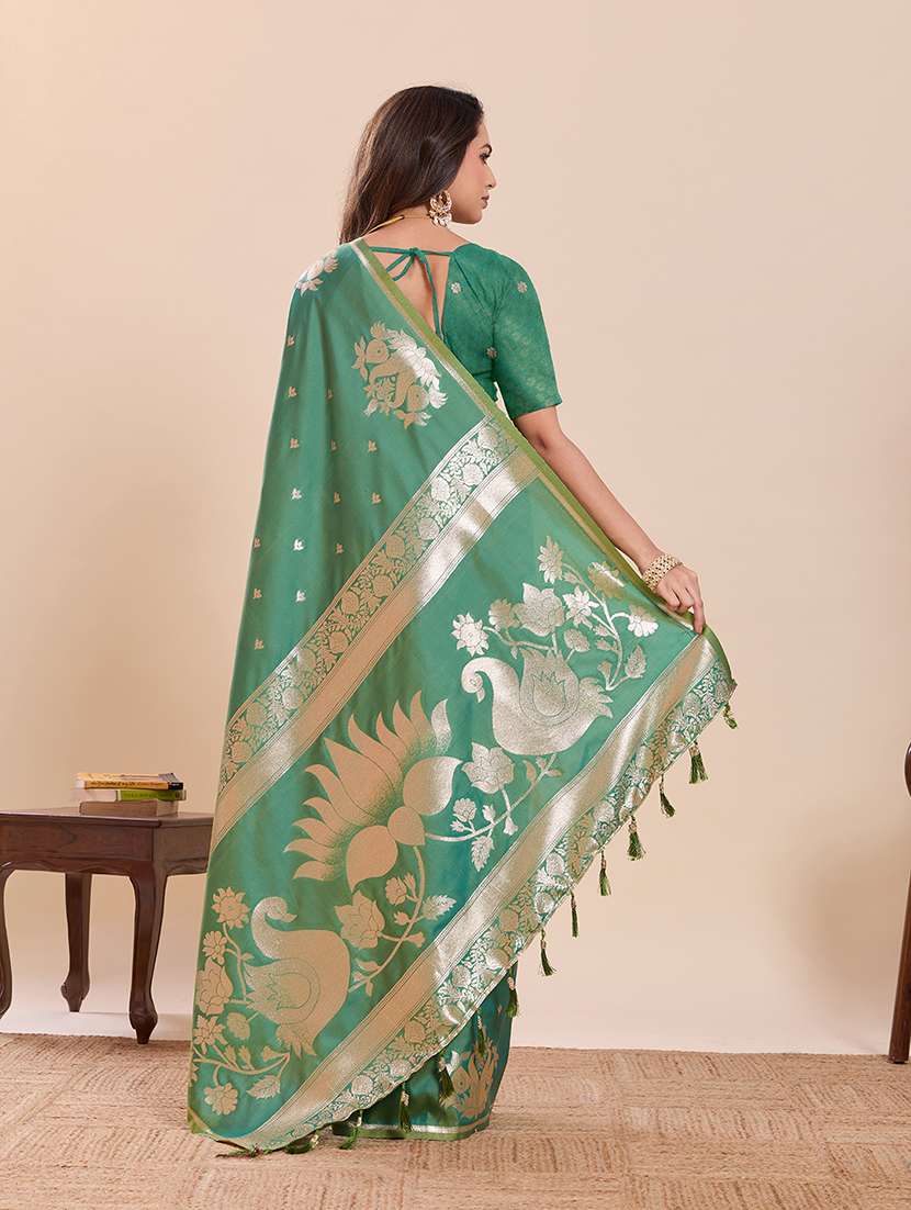 women self design paithani saree with blouse - 22324085 -  Standard Image - 3