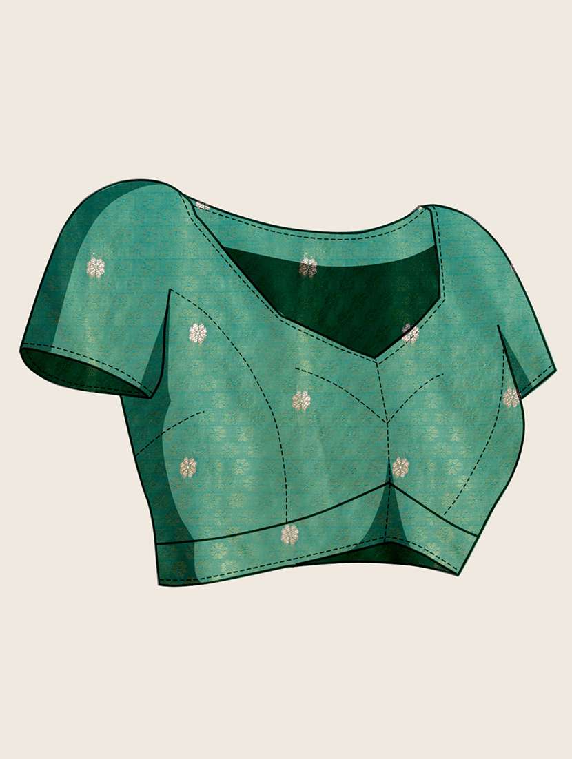 women self design paithani saree with blouse - 22324085 -  Standard Image - 5