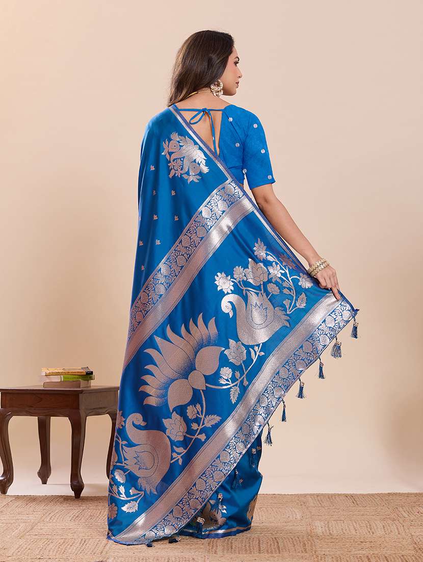 women self design paithani saree with blouse - 22324086 -  Standard Image - 3