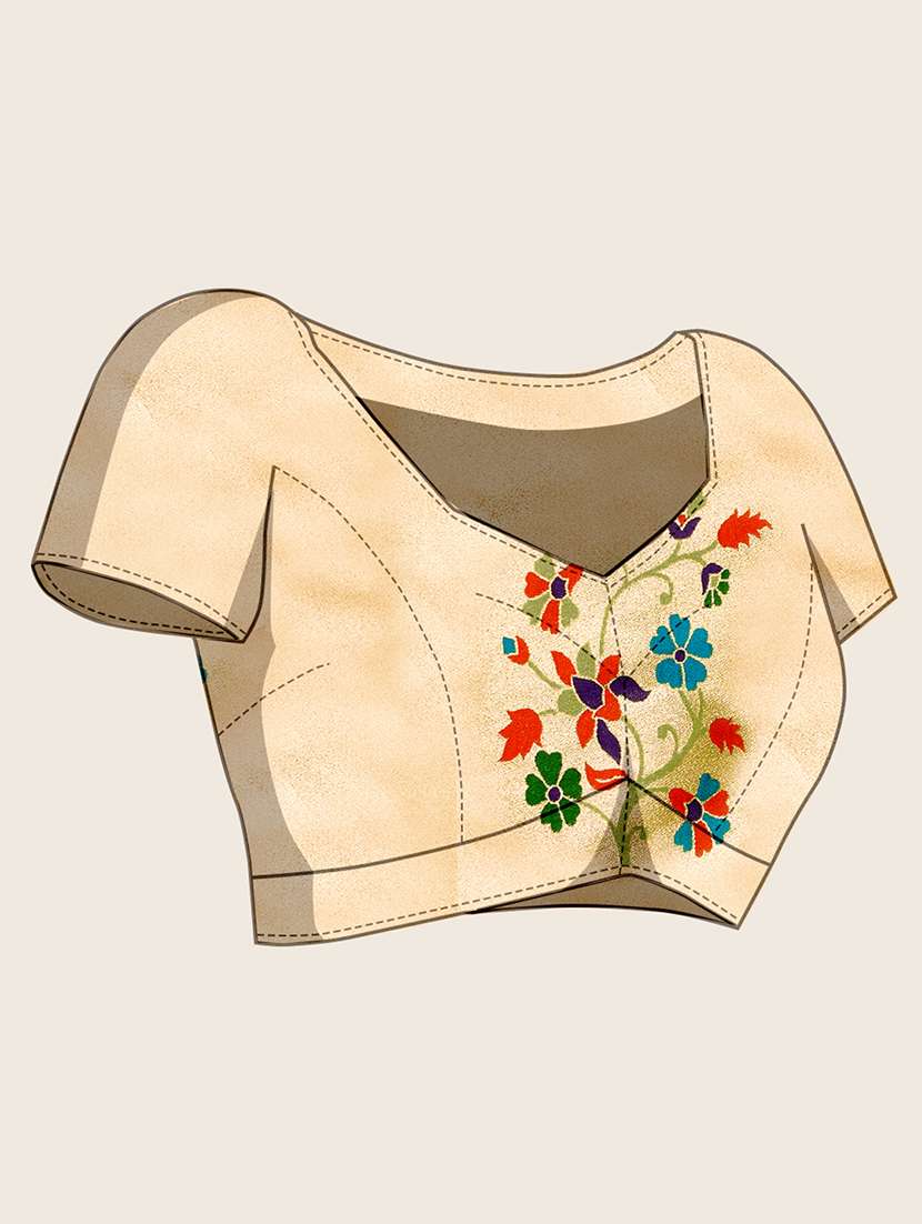 women self design paithani saree with blouse - 22324093 -  Standard Image - 5